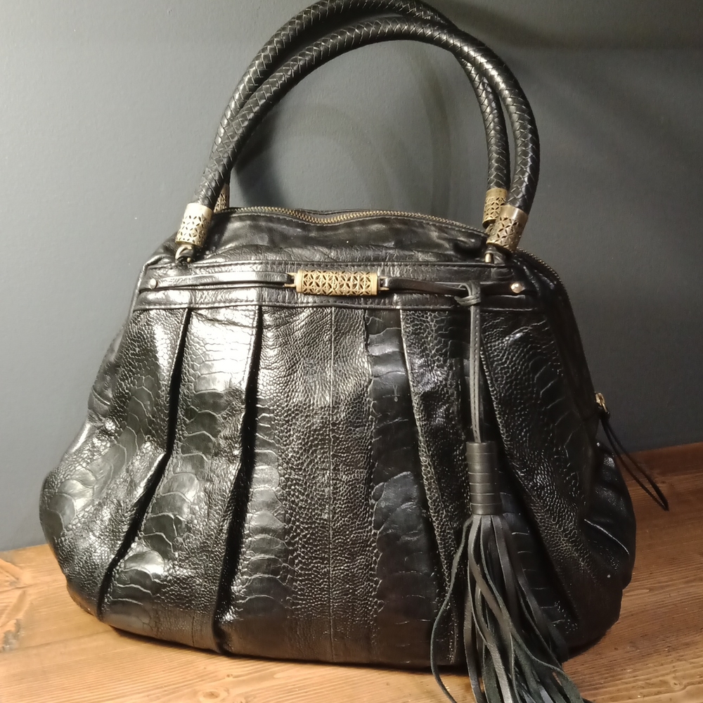 R&Y Augousti leather satchel